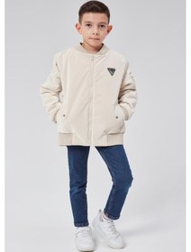 Resim Benitto Kids Benittokids Erkek Çocuk Bomber Ceket 51319 Bej 