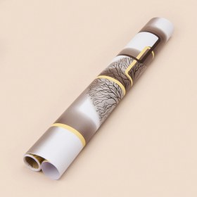 Resim Kpm Çiçek Temalı Yapışkanlı Raf Örtüsü - Asorti - 45X200 cm 