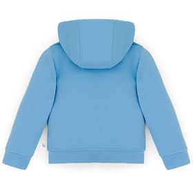 Resim Ses Çıkaran Bebek Mavisi Fermuarlı Kapüşonlu Sweatshirt - Bebek Mavisi / 4-5 yaş 