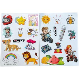 Resim Motohat Motosiklet CRN ÇOCUK KASK ECE22.06 BELGELİ (ÇANTA VE STICKER HEDİYELİ) 