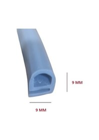 Resim Silikonlu Fırın Contası E Tipi 9mm Gri 