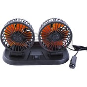 Resim carlone Araç Içi Vantilatör Fan Çift Başlıklı 12cm 12volt - Ultra Yüksek Devir - A+ Ürün 