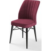 Resim Canisa Concept Flex Serisi Gürgen Ayaklı 4 Adet Sandalye / Siyah Gürgen Ayaklı 