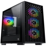 Resim Lux G Odin EN49943 750W Manyetik Temperli Cam 4x120 MM ARGB Fan-Kumandalı Oyuncu Bilgisayar Kasası Xigmatek