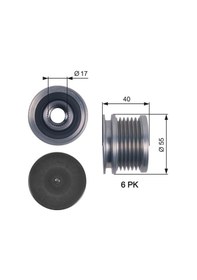 Resim Esse Oto Passat 14 A3 12 A4 13-15 Ibıza 08- Leon 13 Alternatör Kasnağı Rulmanlı Gatesoap7114 045903119a 
