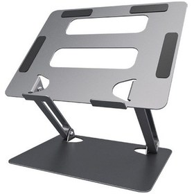 Resim Dancemonkey Tablet Dizüstü Bilgisayar Standı Metal Alüminyum L303 Gümüş Taşınabilir Ofis Masaüstü Braketi 