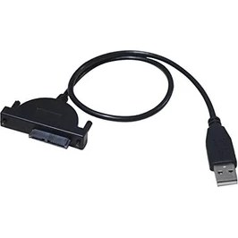 Resim Elivora 5054 Mini Sata Msata HDD Harddisk USB SSD Kablosu 