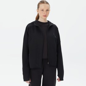 Resim Skechers 2XI-Lock Full Zip Kadın Siyah Eşofman Üstü 