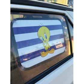 Resim Baskılı Yan Cam Perde Aksesuar ’tweety’ (Tüm Otolara Uygundur.) 