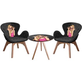 Resim Melyon Fiskos Set | Çay Seti | Rehome - Antrasit 