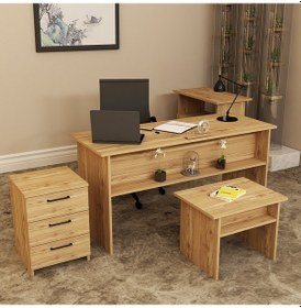 Resim KALENDER DEKOR MERKÜR-1-2-3-4 OFİS BÜRO MASASI TAKIMI MRK04 