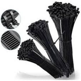 Resim Tork Kablo Bağı Cırt Kelepçe 9 Mmx1200 Mm Siyah 100 'lü Paket 