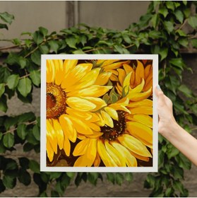 Resim SANAT Sayılarla Boyama & Hobi Seti - Fırça Boya Duvara Asma Aparatı Dahil 40x50 Tablo 
