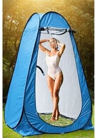 Resim Markafox Kamp Alanı Duş Giyinme Wc Çadırı Fotoğrafcı Prova Kabini 190x120x120 Çok Renkli 