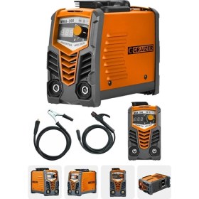 Resim Graizer Alman Mma 200 Amper Profesyonel Dijital Göstergeli Inverter Kaynak Makinesi 