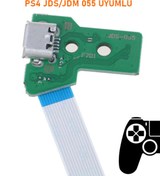 Resim Ps4 V3 Kollar İle Uyumlu Jds Jdm 055 Usb Port & 12 Pın Flex 