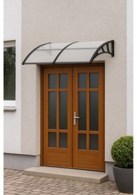 Resim Lupın Kapı Pencere Üstü Pratik Sundurma 105x240 - Şeffaf Şeffaf 