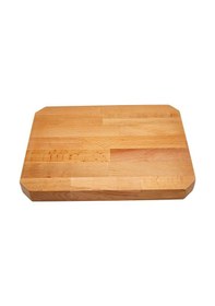 Resim Ebat 35x25 Cm-kalınlık 18 Mm-1 Adet Masif Ahşap Kayın Kesme Tahtası Ahşap 