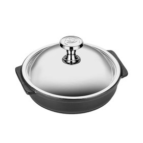 Resim Altınbaşak Döküm Demir Yuvarlak Güveç+Kapak, 16 cm 