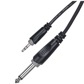 Resim Roxtone RX-K13501 6.3mm Mono - 3.5mm Stereo Kablo 1metre 