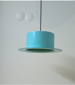 Resim Dylight Retro Metal Dekoratif Rustik Su Yeşili Kafe Mutfak Tekli 