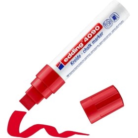 Resim Storemax 4090 Tebeşir Kalemi - Kırmızı - 1 Tebeşir Kalemi - 4-15 mm Kesik Ucu 