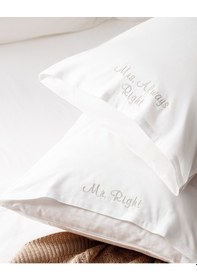 Resim Madame Coco Recy %100 Pamuk Yastık Kılıfı - Beyaz/bej Çok Renkli 