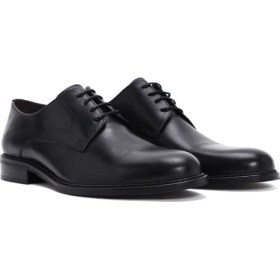 Resim Derimod Erkek Siyah Bağcıklı Deri Klasik Ayakkabı 26SFD600018 