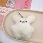 Resim OEMG Yeni Yaratıcı Sevimli Anahtarlık Karikatür Peluş Bebek Kolye Çok Yönlü Anahtarlık Kolye Çanta Bebek Çekicilik (Yurt Dışından) 