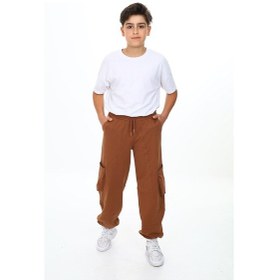 Resim Toontoy Kids Toontoy Erkek Çocuk Eşofman Alt Kahverengi 