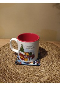 Resim Merry Christmas Yılbaşı Kupa Ve Bardak Altlığı Diğer 
