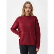 Resim Jimmy Key Uzun Kollu Bisiklet Yaka Yün Karışımlı Kadın Triko Kazak (5WW134148) 