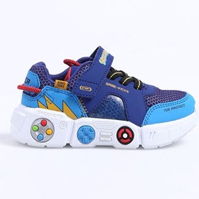 Resim Skechers Mavi Erkek Bebek Yürüyüş Ayakkabısı 402262N RYMT LIL GAMETRONIX 