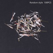 Resim 100 adet Saat Kolları Değiştirme Assortmanı - DIY Steampunk Kelebek Göstergesi Saat Tamir Kiti, Alaşım Malzeme, Rastgele Stiller ve Boyutlar, Saat Tamir Kiti 