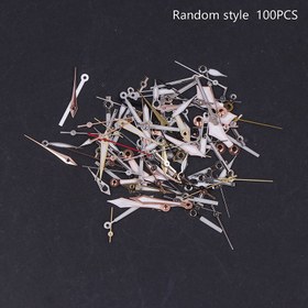 Resim 100 adet Saat Kolları Değiştirme Assortmanı - DIY Steampunk Kelebek Göstergesi Saat Tamir Kiti, Alaşım Malzeme, Rastgele Stiller ve Boyutlar, Saat Tamir Kiti 
