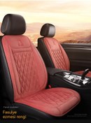 Resim Araba Isıtma Pedi "araba Elektrik Iıtma Koltuk Mindere Kapağı Kadife Tekli Koltuk Arayüzlü-kıvırcık 