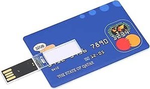 Resim Kart U Disk, 32 GB Kart Şekilli U Disk Taşınabilir Sürücü USB Flash Sürücü Veri Depolama Dosya Aktarımı Için Basit Benzersiz USB Flash Sürücü 