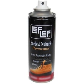 Resim Nuri Leflef Süet Nubuk Ayakkabı Boyası 200 ml Koyu Kahve 