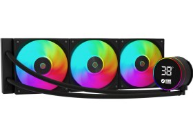 Resim Hawk Gaming Hl360 Frostbite 360mm Led Argb Am5 Ve Lga1700 Uyumlu Siyah Sıvı Soğutucu 