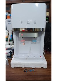 Resim Tezgah Üstü Cs07 Mini, Pompalı Arıtmalı Su Sebili Beyaz 