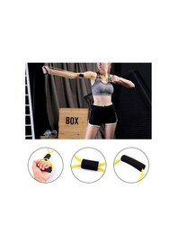 Resim Yta Grup 8 Şeklinde Direnç Bandı Yoga Plates Ve Vücut Geliştirme Egzersiz Bandı 