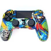 Resim Playstation 4 Desenli Kol Koruyucu Silikon Kılıf 3p4 