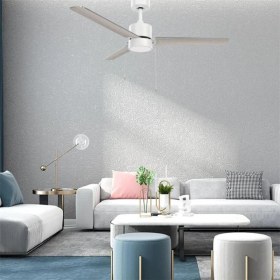 Resim Fancium DKF-307 Aydınlatmalı Beyaz Tavan Vantilatörü 