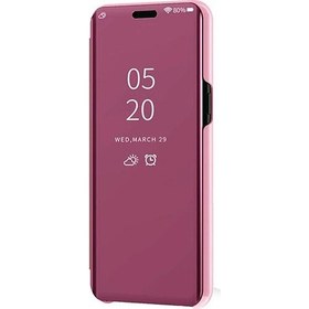 Resim Sirius Samsung Galaxy A9 2018 Kapaklı Kılıf Clear View Aynalı Stand Olabilen Lüx Kılıf Renk Seçenekli. 