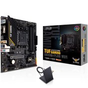 Resim tuf gamıng a520m-plus wıfı am4 ddr4 ses+glan hdmı dp d-sub m2 usb3.2 matx 