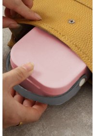 Resim Piev House By House Çanta İçi Aynalı Mini Makyaj Takı Kutusu Pudra 