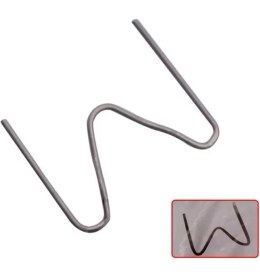 Resim Schulzz 100 Adet 0.8mm M Harfi Zımba Teli Kaynak Tamir Makinesi Için 