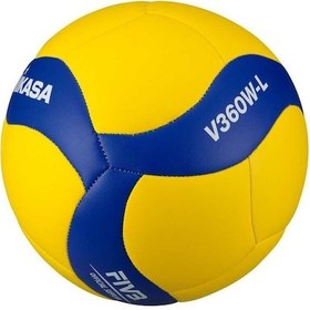Resim Mikasa Sentetik Deri Voleybol Topu V360w-l Sarı - Mavi 
