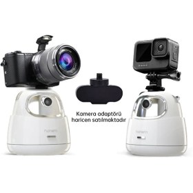 Resim Hohem Go Gimbal 360° Akıllı Selfie & Video Takip Gimbal Otomatik Yüz Ve Nesne Izleme Vlog Çekimi 