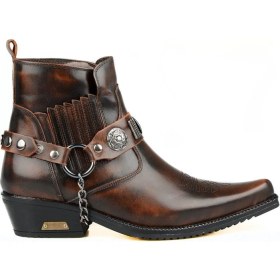 Resim FootCourt Kahverengi Içi Kürklü Western Kovboy Bot 